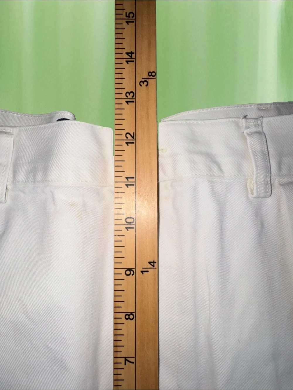 Polo Ralph Lauren Pleated Front Chino Shorts Cream 38 (actual 36) 8.5” Inseam